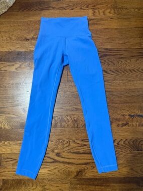 Wunder Train High-Rise Leggings 25” Blue Nile size 2